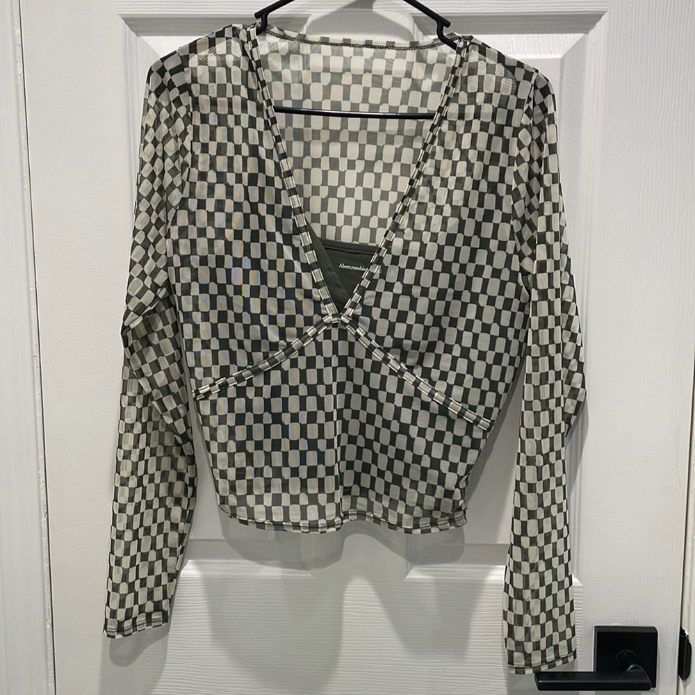 Abercrombie and Fitch Mesh Long Sleeve